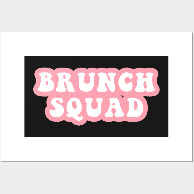 Brunch Squad Wall Art by CityNoir